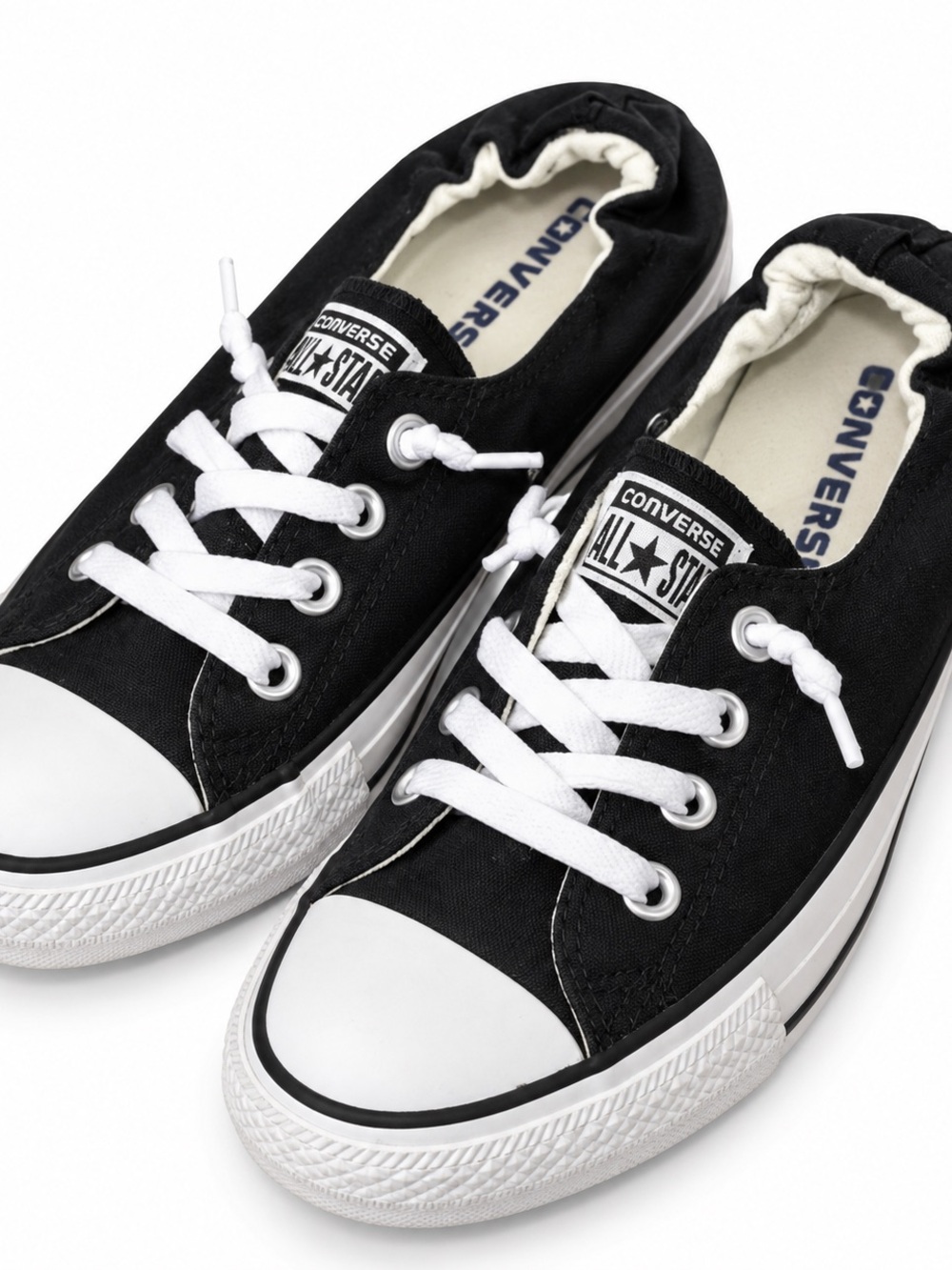 Converse Black & White Low-Top Women's Sneakers - All Star